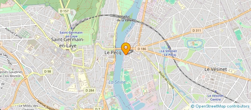 localisation de l'entreprise MONSIEUR HERMANN GAZARD-POSSET  LE PECQ