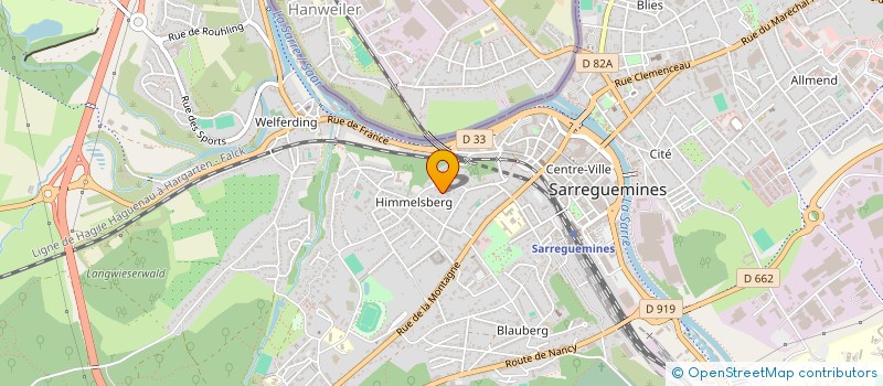 localisation de l'entreprise MONSIEUR HERMANN HEISS à SARREGUEMINES
