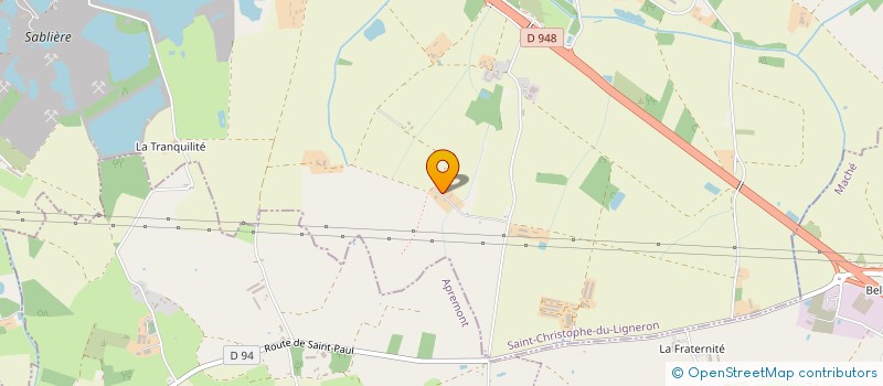 localisation de l'entreprise MONSIEUR HERMANN HENRI  SAINT-CHRISTOPHE-DU-LIGNERON