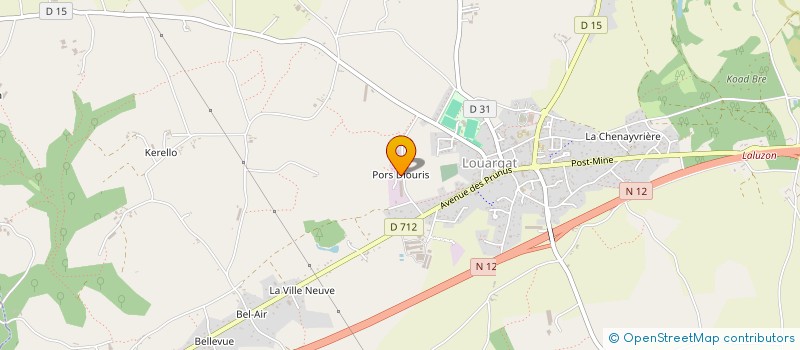 localisation de l'entreprise MONSIEUR HERMANN KLISING  PONT-MELVEZ