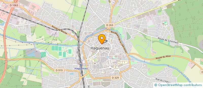 localisation de l'entreprise MONSIEUR HERMANN MBAH  HAGUENAU