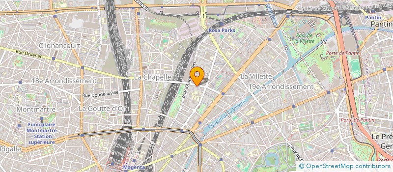 localisation de l'entreprise MONSIEUR HERMANN MBIADOUM  PARIS