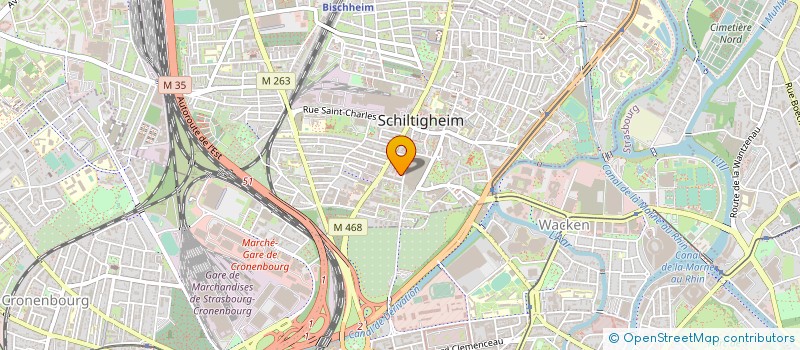 localisation de l'entreprise MONSIEUR HERMANN MVOM  SCHILTIGHEIM