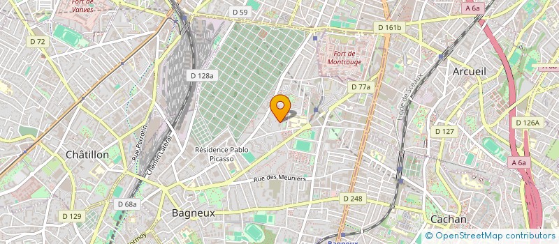 localisation de l'entreprise MONSIEUR HERMANN PARIS à BAGNEUX