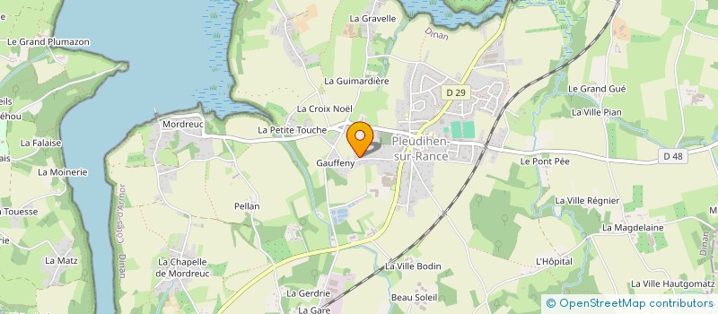 localisation de l'entreprise MONSIEUR HERMANN ROBERT  PLEUDIHEN-SUR-RANCE