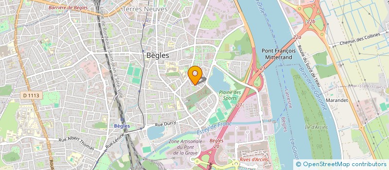 localisation de l'entreprise MONSIEUR HERMANN TALI OPANA à BEGLES