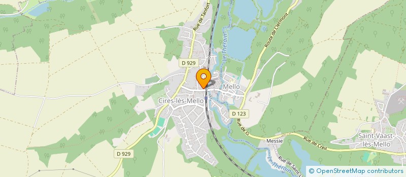 localisation de l'entreprise MONSIEUR HERMAS TOUNGA NJAYA  CIRES LES MELLO