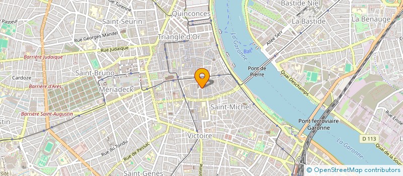 localisation de l'entreprise MONSIEUR HERMENEGILDO GOMEZ à BORDEAUX