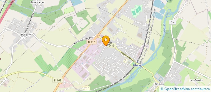localisation de l'entreprise MONSIEUR HERMENEGILDO SIMOES RIBEIRO à DISSAY