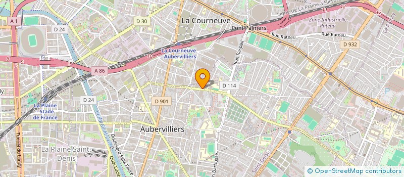 localisation de l'entreprise MONSIEUR HERMES CORREIA à AUBERVILLIERS