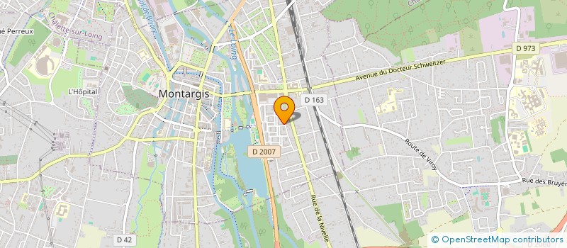 localisation de l'entreprise MONSIEUR HERMES DESSA MEKWANINTE  MONTARGIS