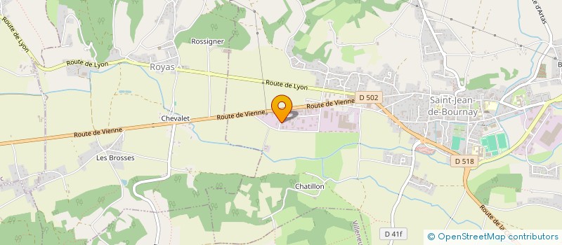 localisation de l'entreprise MONSIEUR HERMES HUGON  SAINT-JEAN-DE-BOURNAY