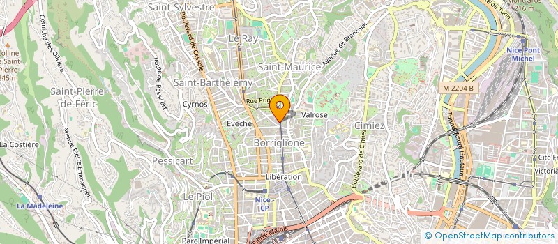 localisation de l'entreprise MONSIEUR HERMES M'BUNGA à NICE