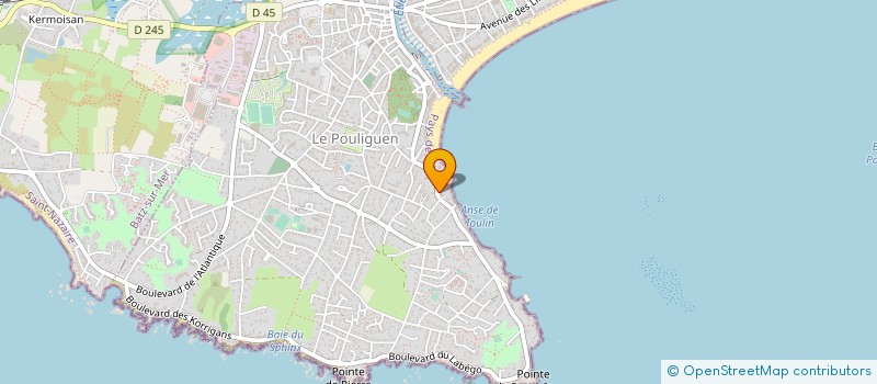 localisation de l'entreprise MONSIEUR HERMES RAFFLEGEAU  LE POULIGUEN