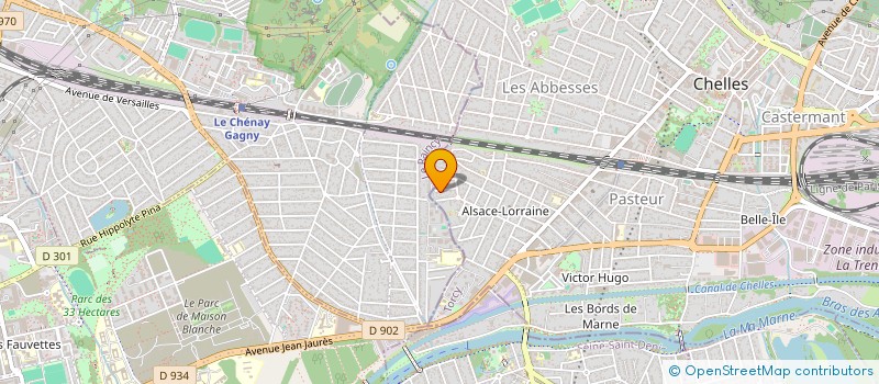 localisation de l'entreprise MONSIEUR HERMES SCHIRAR  CHELLES