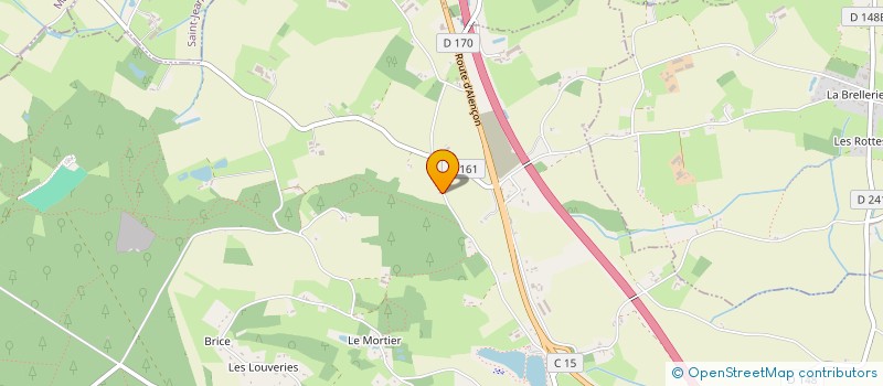 localisation de l'entreprise MONSIEUR HERMINE GUERIN  LA BAZOGE