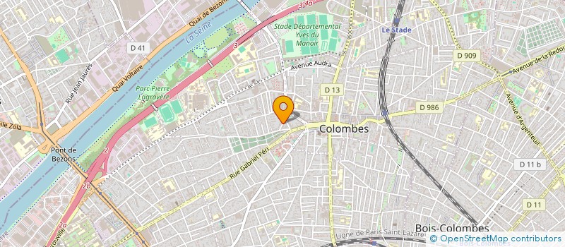 localisation de l'entreprise MONSIEUR HERMINIO FERNANDES à COLOMBES