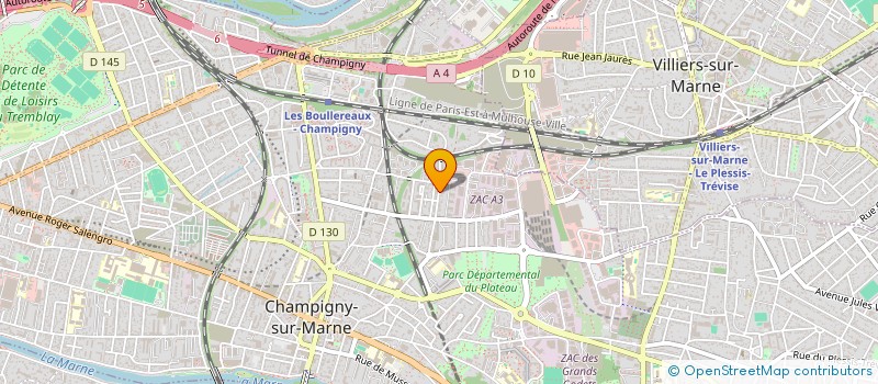 localisation de l'entreprise MONSIEUR HERMINIO MENDES DE OLIVEIRA à CHAMPIGNY-SUR-MARNE