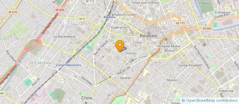 localisation de l'entreprise MONSIEUR HERNAN AMEIJEIRAS  ROUBAIX