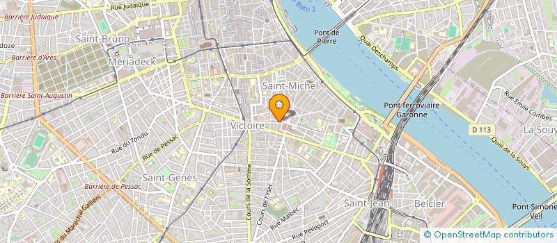 localisation de l'entreprise MONSIEUR HERNAN BARRERA ROMERO  BORDEAUX