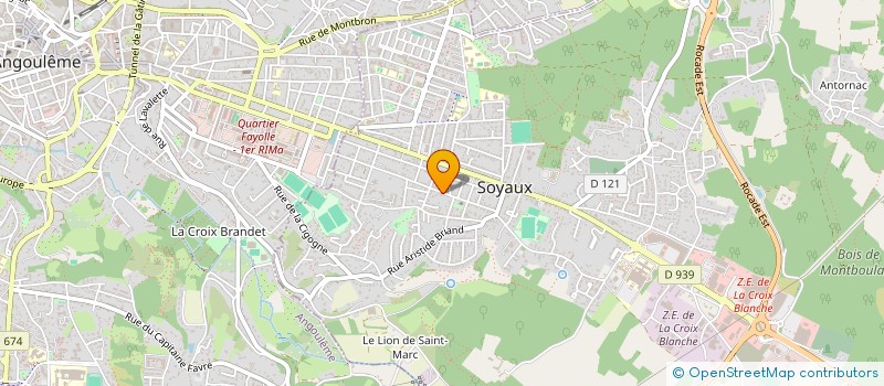 localisation de l'entreprise MONSIEUR HERNANDEZ ALVAREZ  SOYAUX