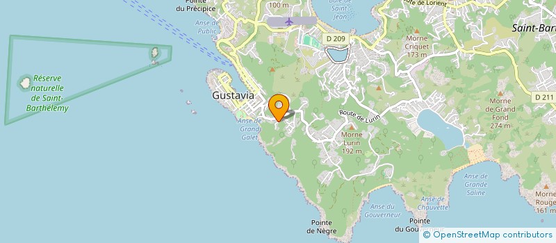 localisation de l'entreprise MONSIEUR HERNANI FERNANDES DE SOUSA  SAINT-BARTHELEMY