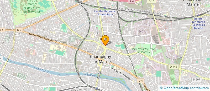 localisation de l'entreprise MONSIEUR HERNANI JORGE DUARTE GAUDENCIO à CHAMPIGNY-SUR-MARNE