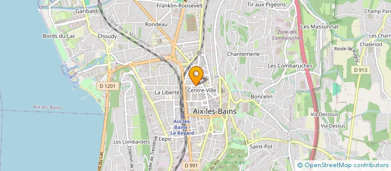 localisation de l'entreprise MONSIEUR HERNANI SANTOS CATARINO  AIX-LES-BAINS