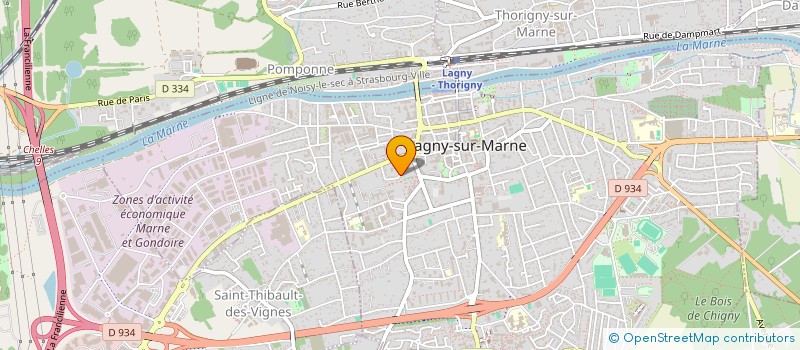 localisation de l'entreprise MONSIEUR HEROIQUE MAFOUNDA  THORIGNY-SUR-MARNE