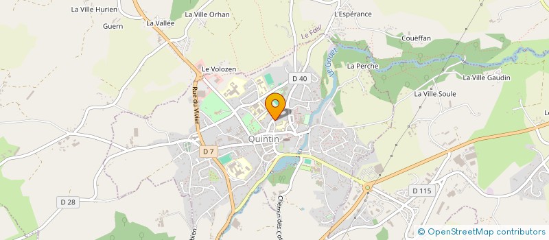 localisation de l'entreprise MONSIEUR HERRI BARON  QUINTIN