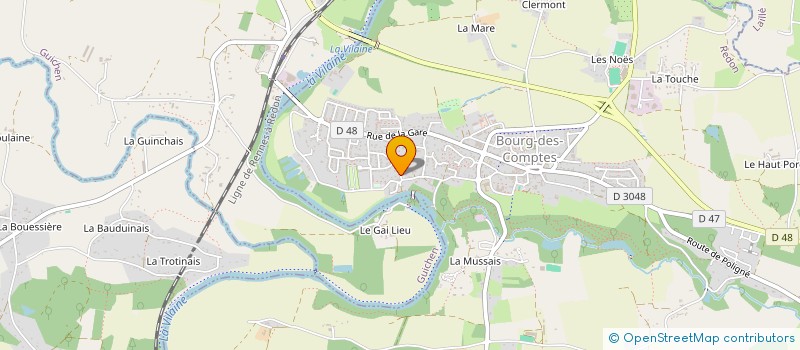 localisation de l'entreprise MONSIEUR HERVE ADAM  BOURG-DES-COMPTES