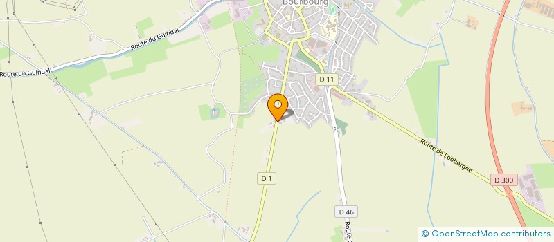 localisation de l'entreprise MONSIEUR HERVE AGATONGE à BOURBOURG