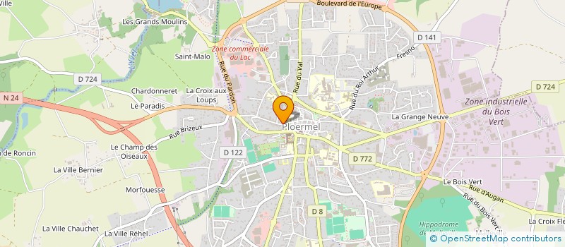 localisation de l'entreprise MONSIEUR HERVE AGATOR  PLOERMEL