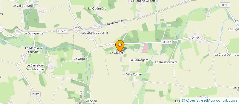 localisation de l'entreprise MONSIEUR HERVE AGUESSE  PLEINE-FOUGERES