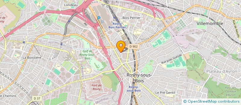 localisation de l'entreprise MONSIEUR HERVE AKA à ROSNY-SOUS-BOIS