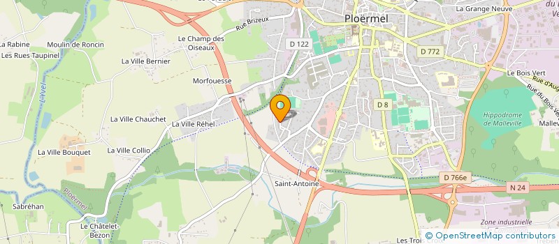 localisation de l'entreprise MONSIEUR HERVE ALAIN à PLOERMEL