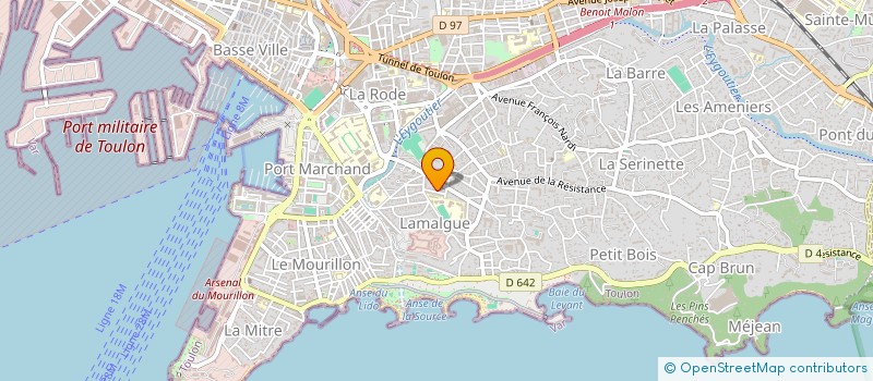 localisation de l'entreprise MONSIEUR HERVE ALAPETITE  TOULON