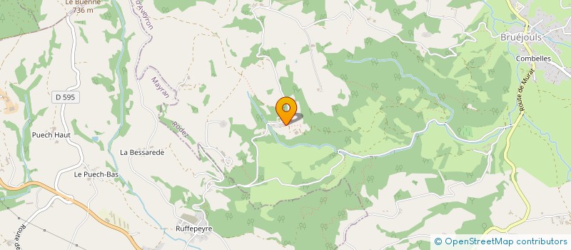 localisation de l'entreprise MONSIEUR HERVE ALAUZET  RIEUPEYROUX