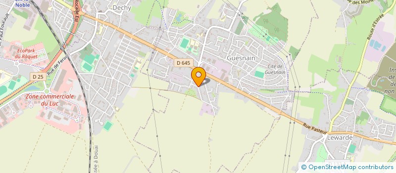 localisation de l'entreprise MONSIEUR HERVE ALBERT HERBAUT  GUESNAIN