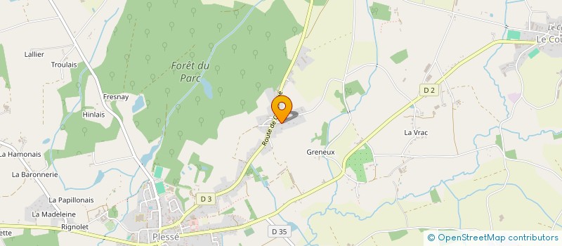 localisation de l'entreprise MONSIEUR HERVE ALEXANDRE  PLESSE