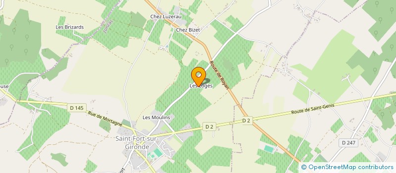 localisation de l'entreprise MONSIEUR HERVE ALLAIN  SAINT-DIZANT-DU-GUA