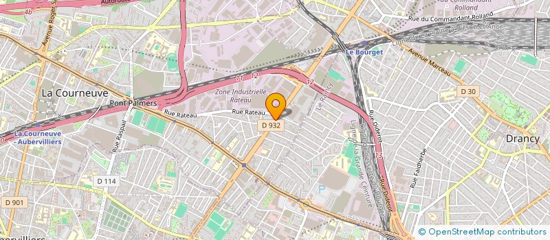 localisation de l'entreprise MONSIEUR HERVE ALLOUCH à LA COURNEUVE