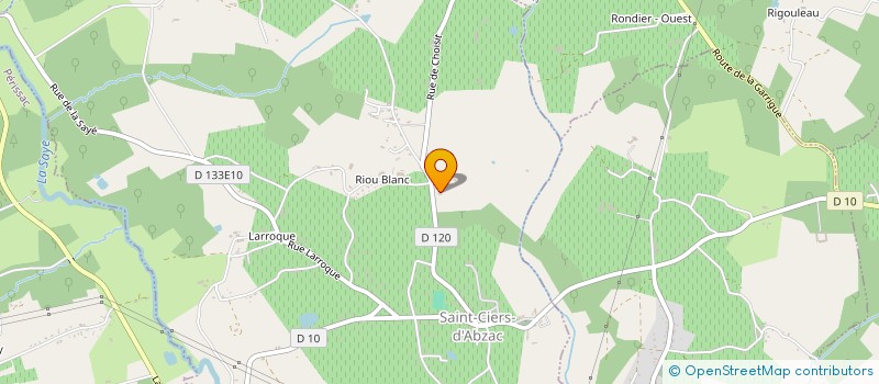 localisation de l'entreprise MONSIEUR HERVE ALPHAND  SAINT-CIERS-D'ABZAC