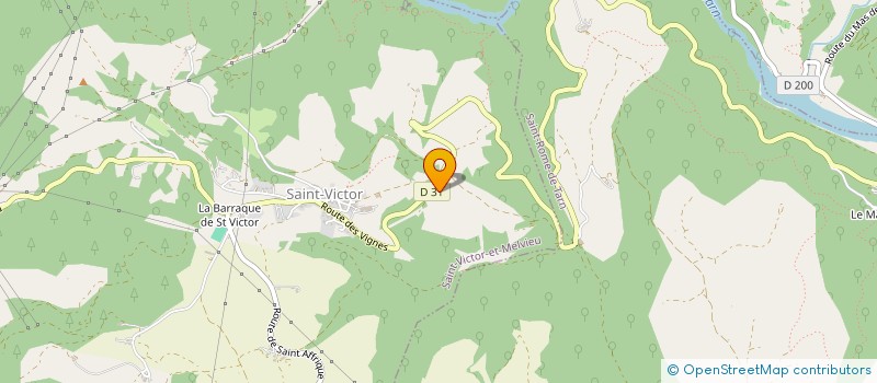 localisation de l'entreprise MONSIEUR HERVE ALRIQUET  SAINT-VICTOR-ET-MELVIEU