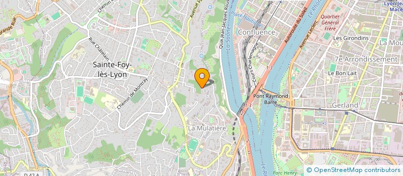 localisation de l'entreprise MONSIEUR HERVE AMOUGOU OLINGA  SAINTE-FOY-LES-LYON