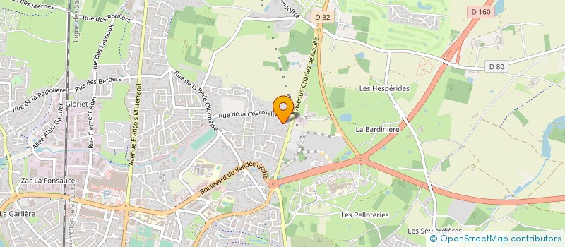 localisation de l'entreprise MONSIEUR HERVE ANCEY à LES SABLES D'OLONNE