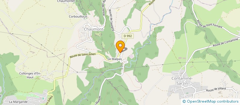 localisation de l'entreprise MONSIEUR HERVE ANCRENAZ  CHAUMONT