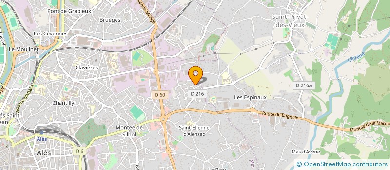 localisation de l'entreprise MONSIEUR HERVE ANDRE à ALES
