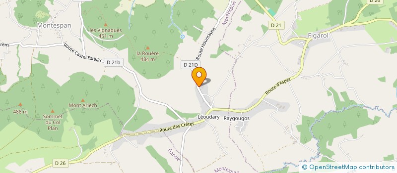 localisation de l'entreprise MONSIEUR HERVE ANDREU  MONTESPAN