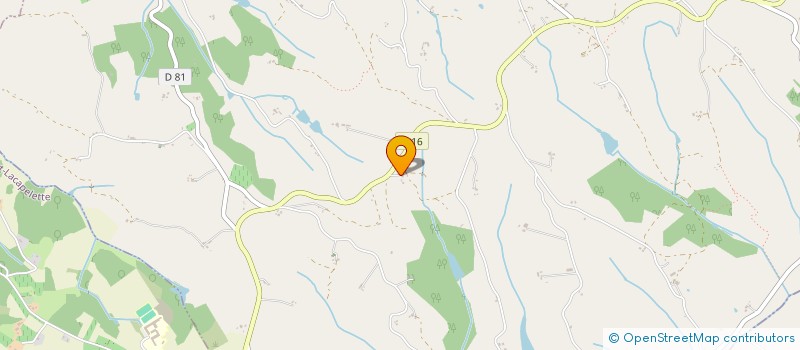 localisation de l'entreprise MONSIEUR HERVE ANDRIEU  CAZES-MONDENARD